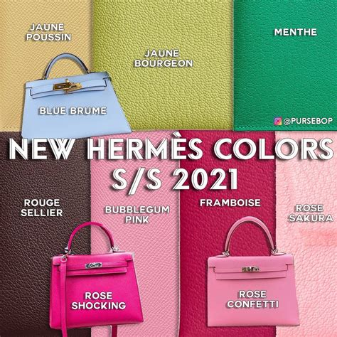 New Hermès Leather Colors for S/S 2021 